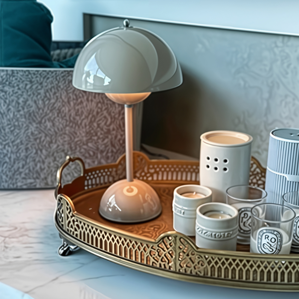 Retro Designer Tischlampe – LED Innenbeleuchtung für Wohnzimmer, Schlafzimmer & Büro | Skandinavische Deko Lampe