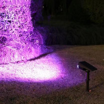 Solar LED Gartenstrahler – 150° verstellbar, wasserdicht Außenstrahler für Garten & Wegebeleuchtung