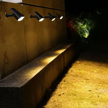 Solar LED Gartenstrahler – 150° verstellbar, wasserdicht Außenstrahler für Garten & Wegebeleuchtung