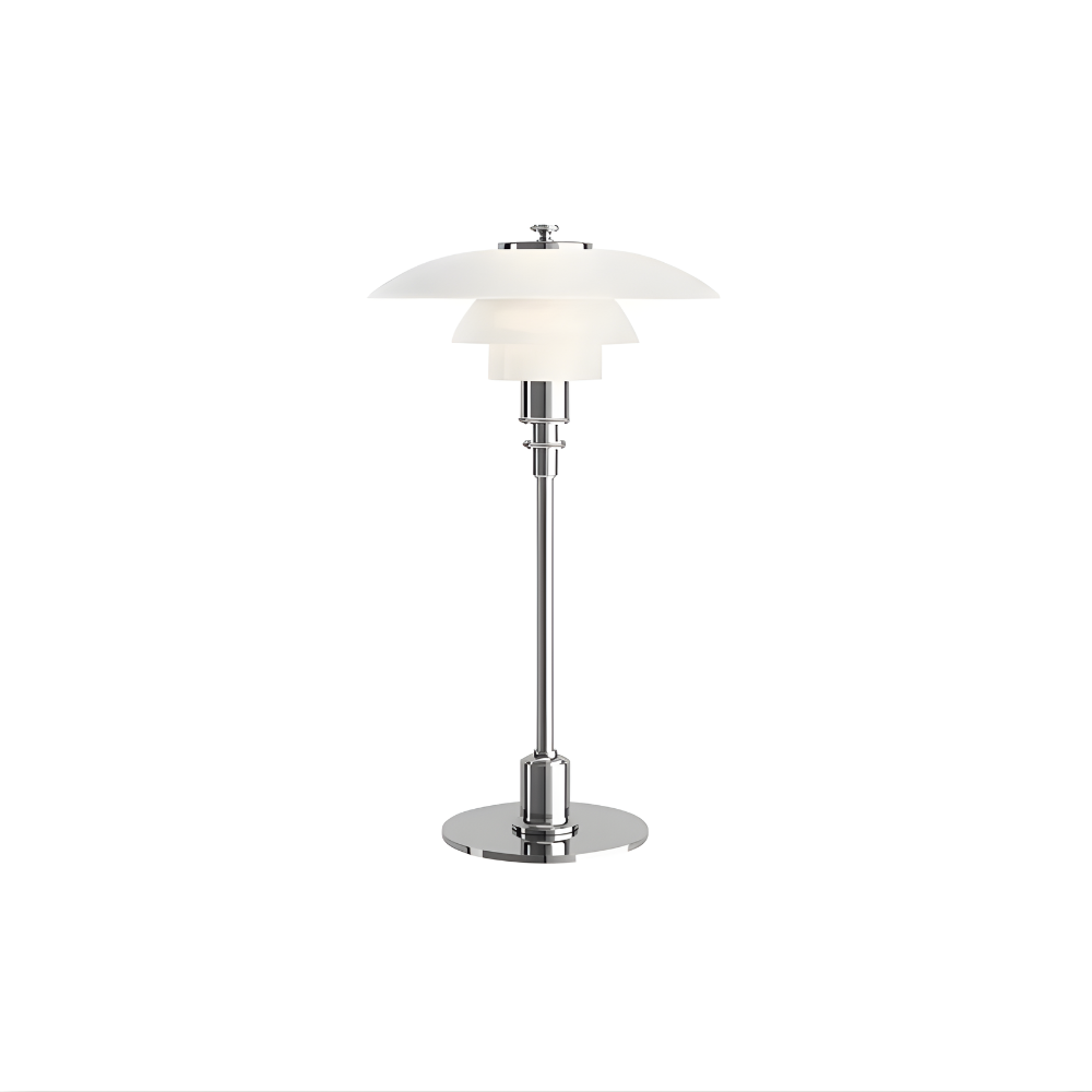 Retro Tischlampe aus Glas – Design LED Leuchte für Wohnzimmer & Schlafzimmer | Vintage Dekolampe in 4 Varianten