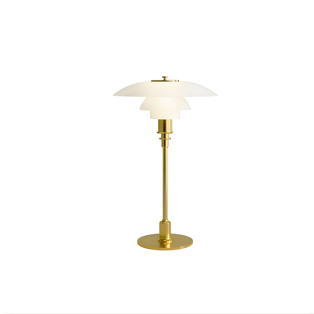 Retro Tischlampe aus Glas – Design LED Leuchte für Wohnzimmer & Schlafzimmer | Vintage Dekolampe in 4 Varianten