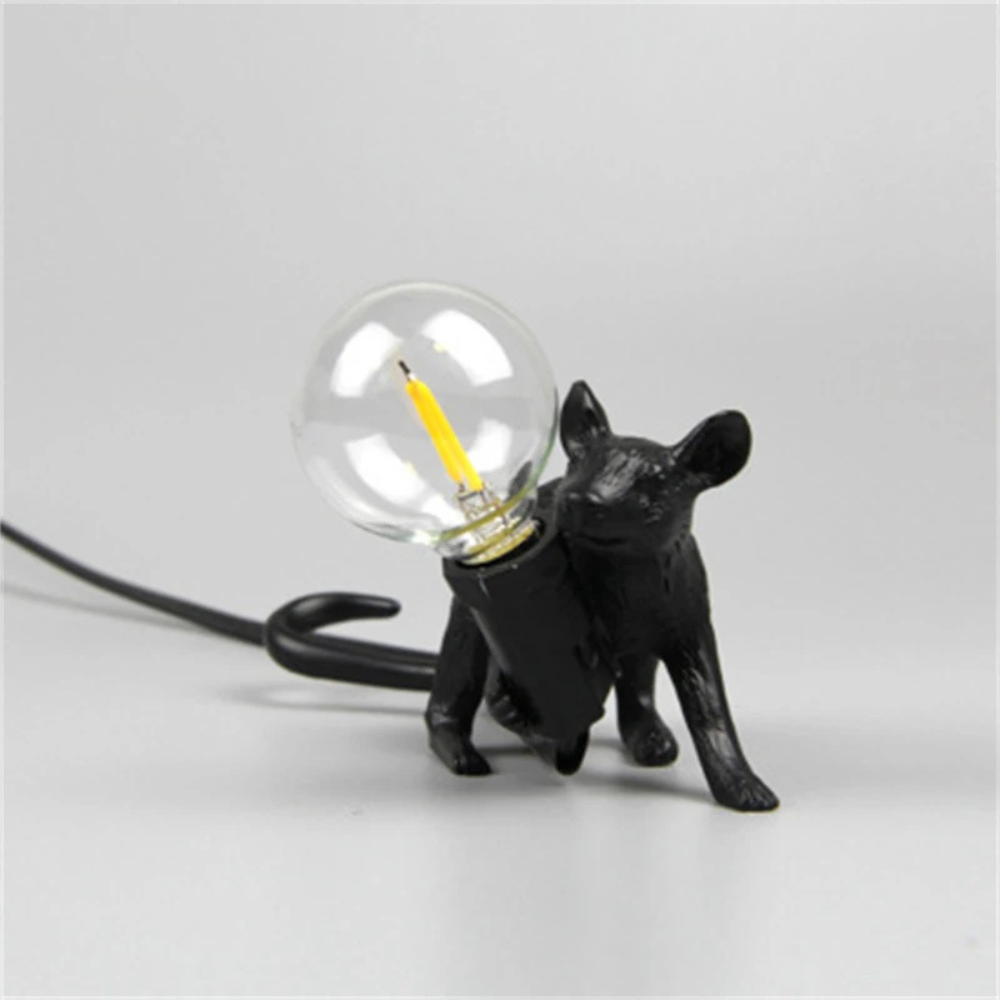 Mäuse Lampe Design – Moderne Tischlampe mit Mausfigur | Dekolampe für Wohnzimmer & Büro