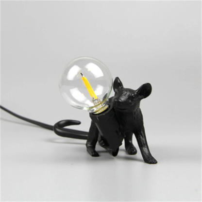 Mäuse Lampe Design – Moderne Tischlampe mit Mausfigur | Dekolampe für Wohnzimmer & Büro