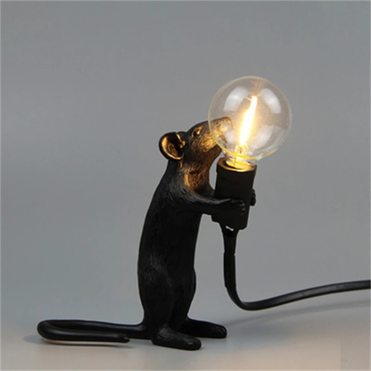 Mäuse Lampe Design – Moderne Tischlampe mit Mausfigur | Dekolampe für Wohnzimmer & Büro