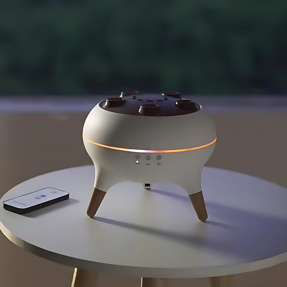 Ultraschall Aroma Diffuser mit LED & Fernbedienung – Aromatherapie Luftbefeuchter für Schlafzimmer & Wohnzimmer