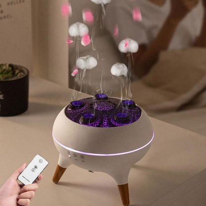 Ultraschall Aroma Diffuser mit LED & Fernbedienung – Aromatherapie Luftbefeuchter für Schlafzimmer & Wohnzimmer