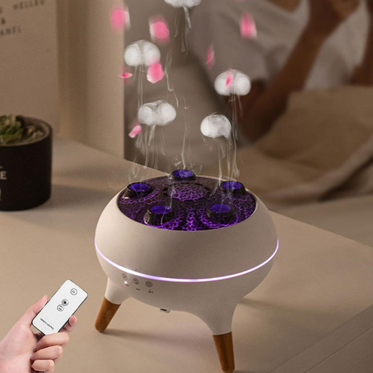 Ultraschall Aroma Diffuser mit LED & Fernbedienung – Aromatherapie Luftbefeuchter für Schlafzimmer & Wohnzimmer