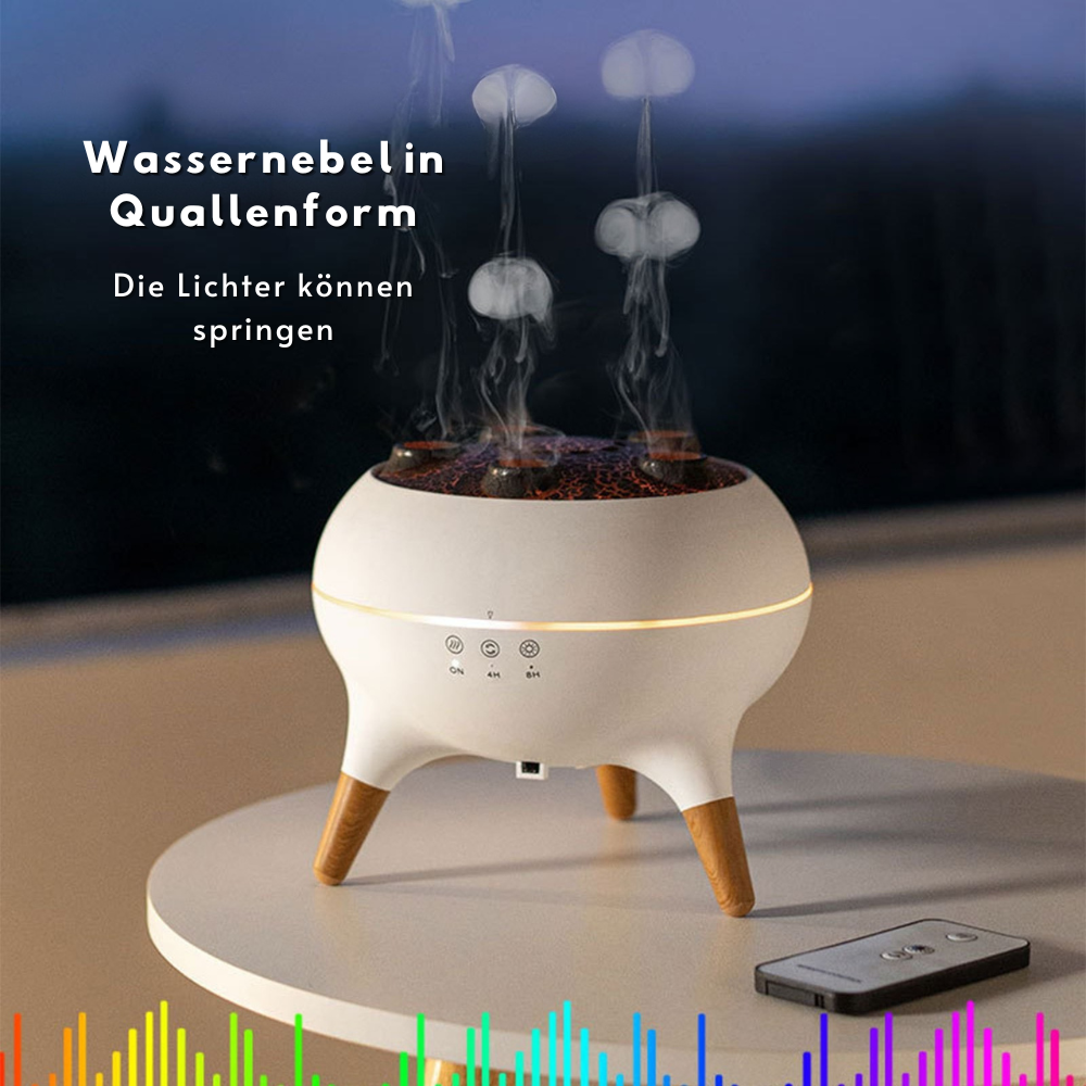 Ultraschall Aroma Diffuser mit LED & Fernbedienung – Aromatherapie Luftbefeuchter für Schlafzimmer & Wohnzimmer