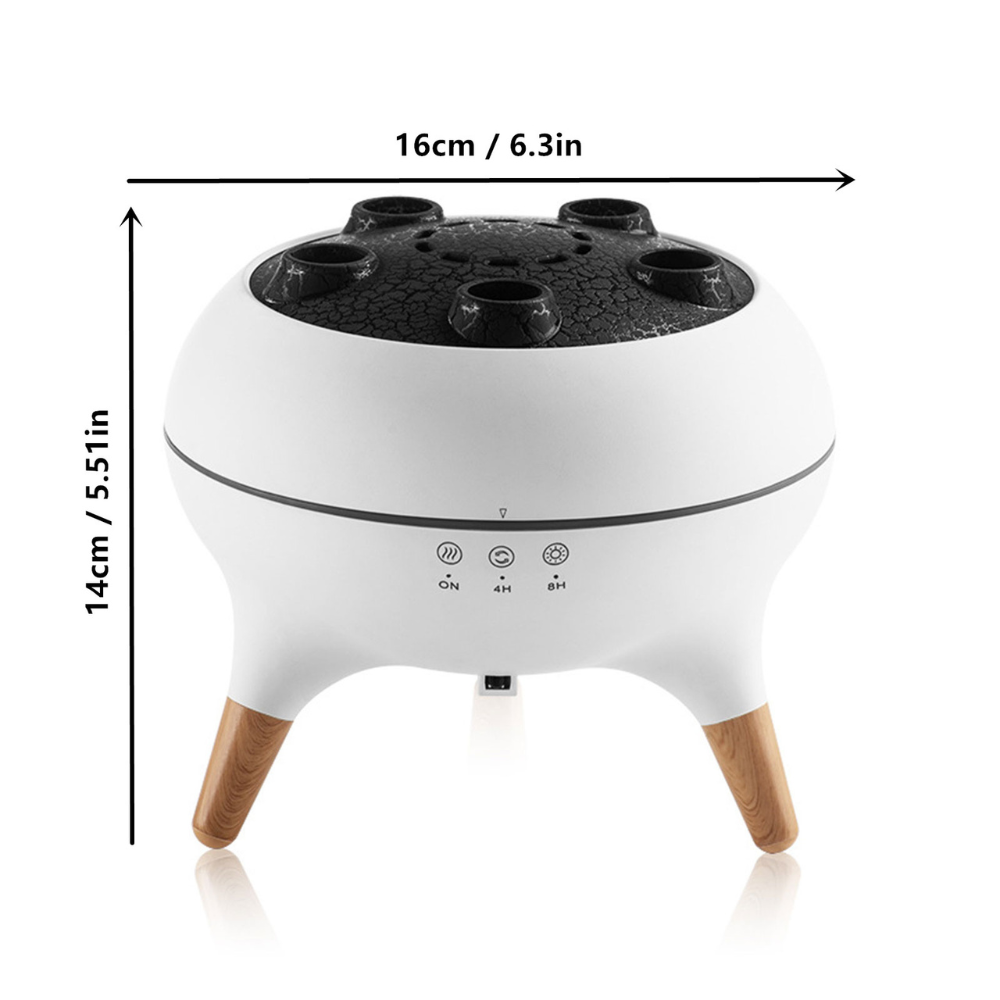 Ultraschall Aroma Diffuser mit LED & Fernbedienung – Aromatherapie Luftbefeuchter für Schlafzimmer & Wohnzimmer