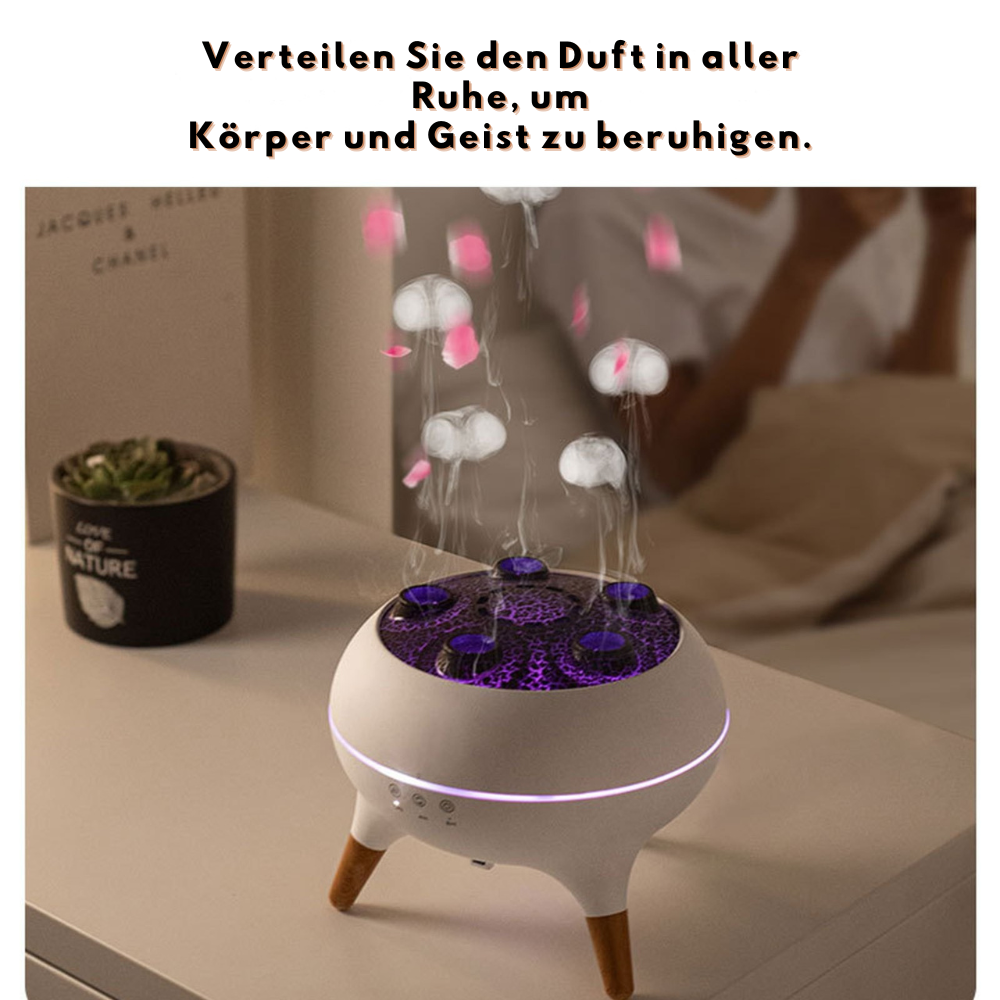 Ultraschall Aroma Diffuser mit LED & Fernbedienung – Aromatherapie Luftbefeuchter für Schlafzimmer & Wohnzimmer