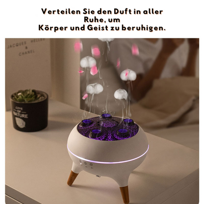 Ultraschall Aroma Diffuser mit LED & Fernbedienung – Aromatherapie Luftbefeuchter für Schlafzimmer & Wohnzimmer