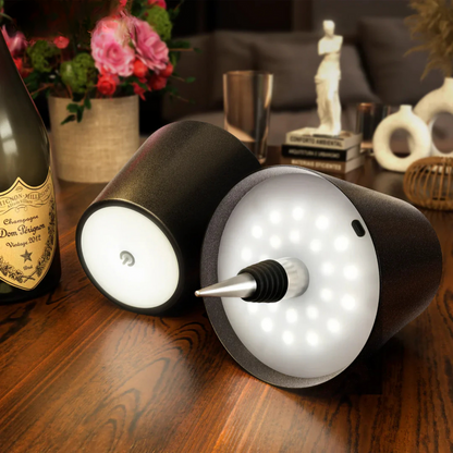Kabellose LED Tischlampe mit Akku | Dimmbar, USB-C, Designlampe für Innen & Außen