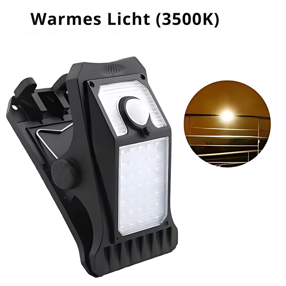 Solar LED Wandleuchte Außen mit Bewegungsmelder – Wasserdichte Solarlampe für Garten, Einfahrt & Terrasse