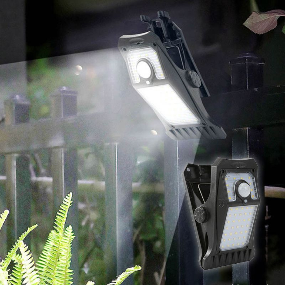 Solar LED Wandleuchte Außen mit Bewegungsmelder – Wasserdichte Solarlampe für Garten, Einfahrt & Terrasse