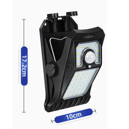 Solar LED Wandleuchte Außen mit Bewegungsmelder – Wasserdichte Solarlampe für Garten, Einfahrt & Terrasse