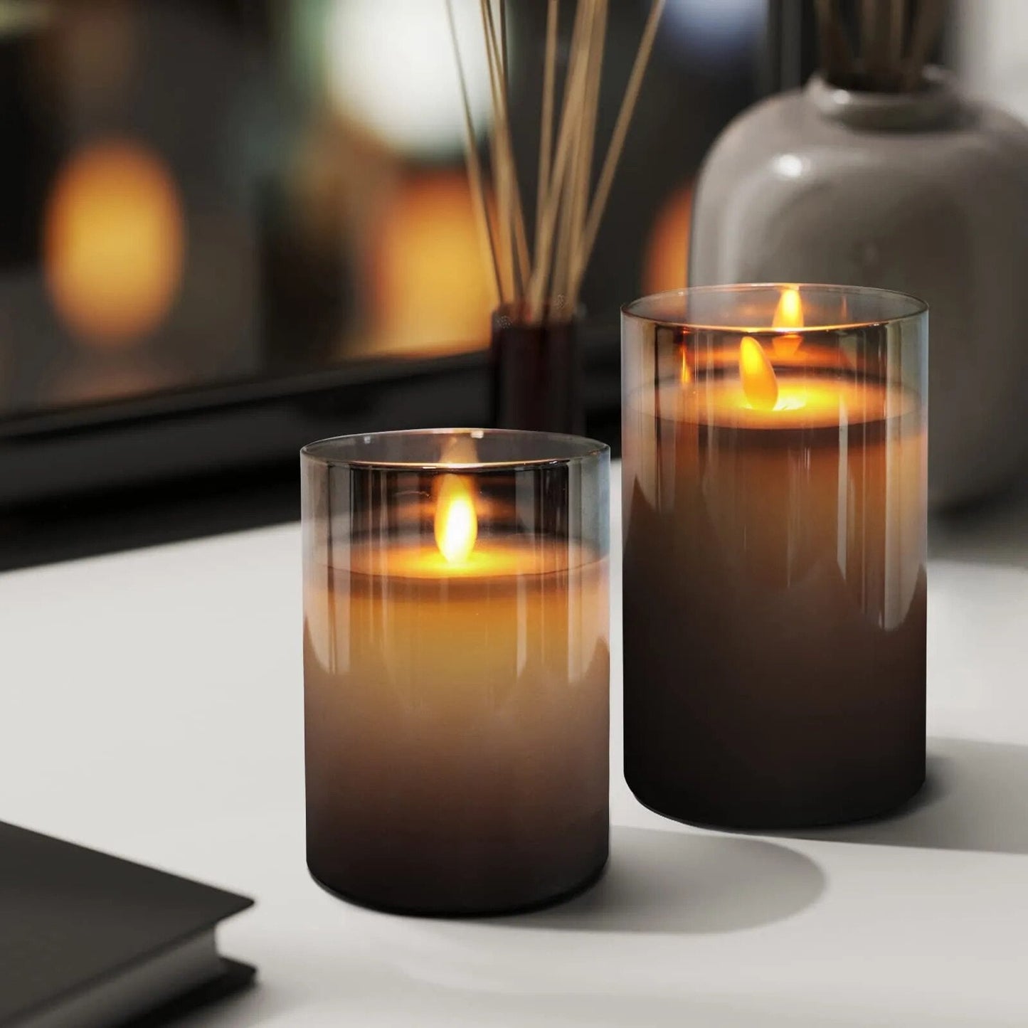 Flammlosen LED Kerzen Set – Realistische Flamme • Deko Stimmungslicht • 3 Varianten erhältlich