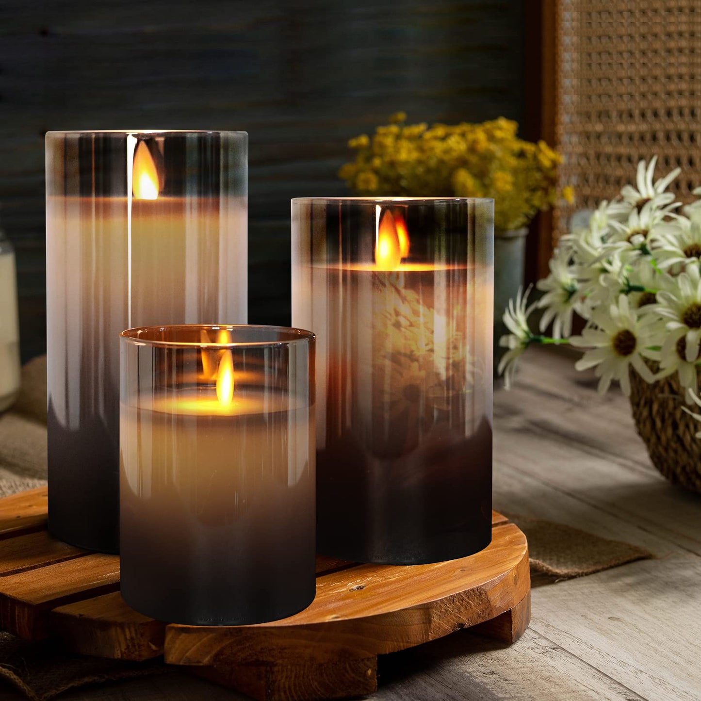 Flammlosen LED Kerzen Set – Realistische Flamme • Deko Stimmungslicht • 3 Varianten erhältlich