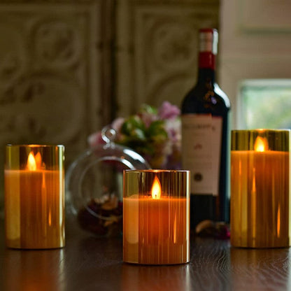 Flammlosen LED Kerzen Set – Realistische Flamme • Deko Stimmungslicht • 3 Varianten erhältlich