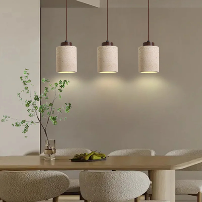Wabi-Sabi Designer Pendelleuchte aus Stein – Moderne Nachttisch & Schlafzimmer Hängelampe für Bar, B&B & Wohnraum