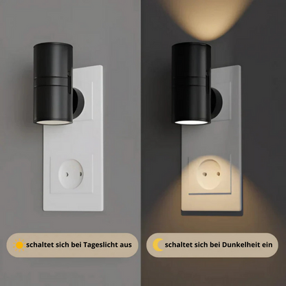 LED Steckdosenlampe – modernes Nachtlicht & kompakte Design-Lampe für Schlafzimmer & Flur