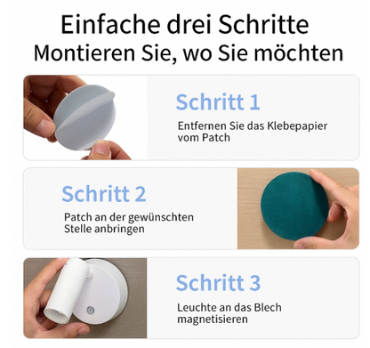 LED Wandleuchte mit Spotlicht – Moderne Wandlampe für Wohnzimmer, Schlafzimmer & Flur