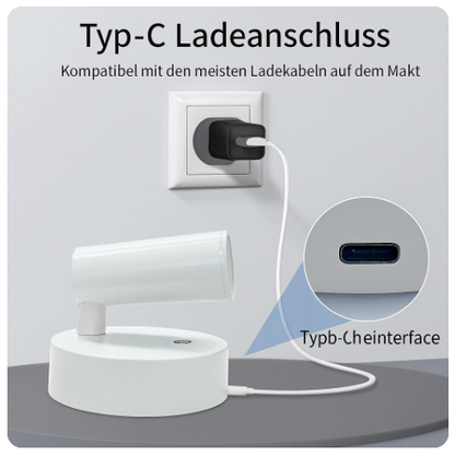 LED Wandleuchte mit Spotlicht – Moderne Wandlampe für Wohnzimmer, Schlafzimmer & Flur