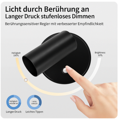 LED Wandleuchte mit Spotlicht – Moderne Wandlampe für Wohnzimmer, Schlafzimmer & Flur