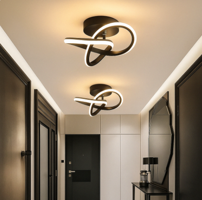LED Deckenleuchte modern – Designer Deckenlampe für Wohnzimmer/Schlafzimmer, energiesparende Innenbeleuchtung, 3 Farben verfügbar