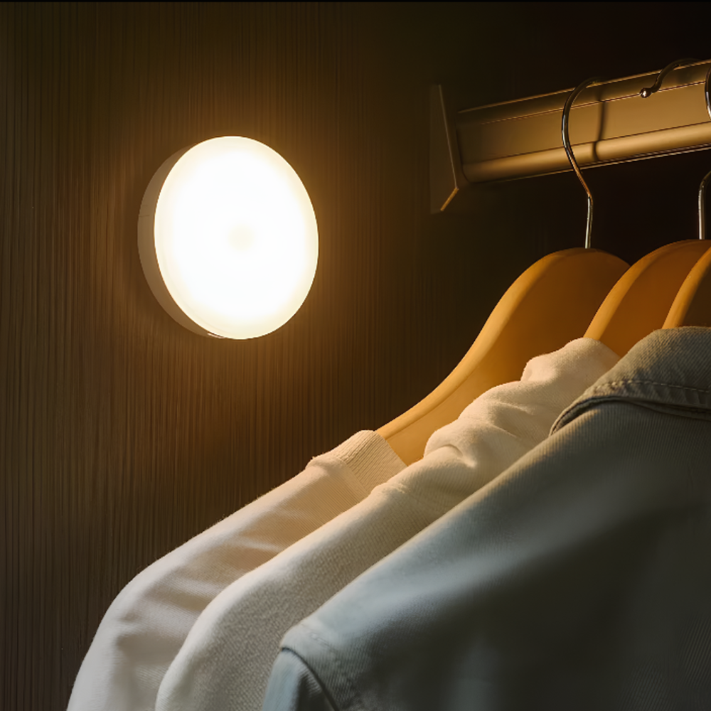 Kabellose LED Deckenleuchte mit Fernbedienung – dimmbar, wiederaufladbar & magnetisch – Innenbeleuchtung/Nachtlicht