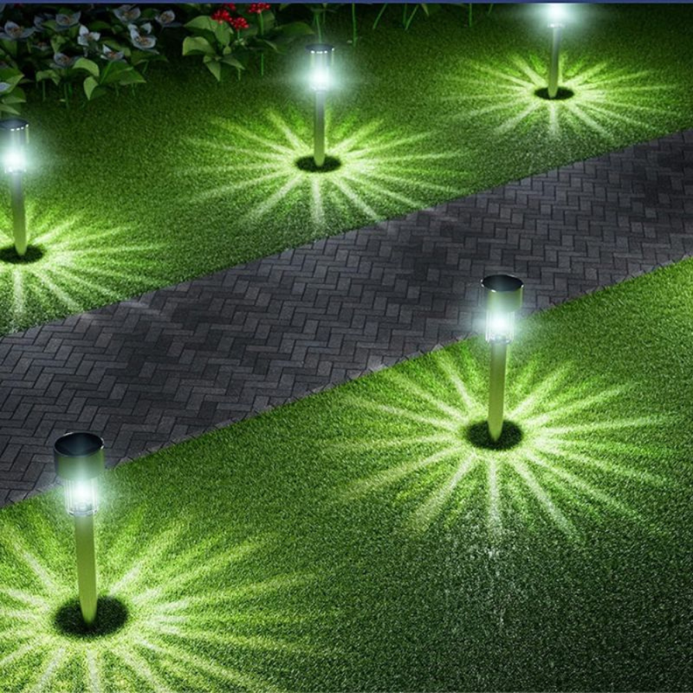 Solar LED Gartenlampe – Außenleuchte Solar für Garten, Weg & Einfahrt, warmweiß, wasserdicht, automatische Dämmerung, Solar Wegbeleuchtung