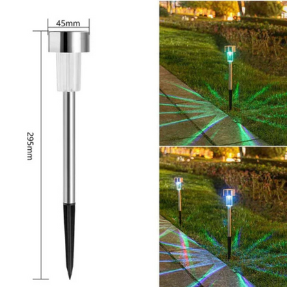 Solar LED Gartenlampe – Außenleuchte Solar für Garten, Weg & Einfahrt, warmweiß, wasserdicht, automatische Dämmerung, Solar Wegbeleuchtung