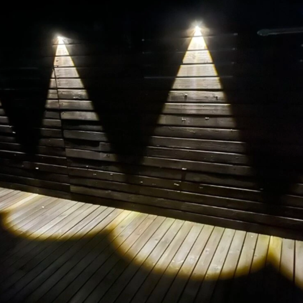 Solar LED Außenwandleuchte IP65 – Modernes Licht für Garten, Terrasse & Hauswand – Warmweiß/Kaltweiß – Solar betrieben