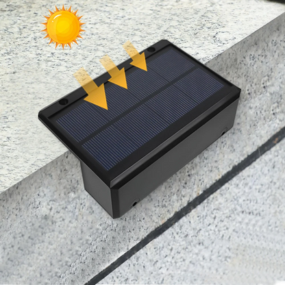 Solar LED Außenwandleuchte IP65 – Modernes Licht für Garten, Terrasse & Hauswand – Warmweiß/Kaltweiß – Solar betrieben