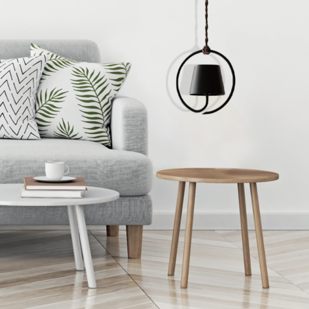 Moderne Schwarze Hängeleuchte – Minimalistische Pendelleuchte aus Metall | Design Lampe für Wohnzimmer & Esszimmer