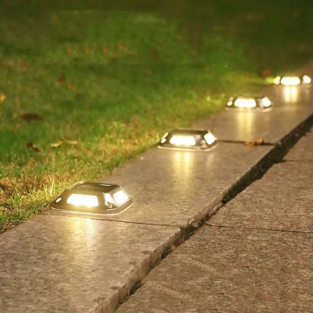 Solar Bodenleuchte LED – Robuste Garten- & Wegeleuchte | Wasserdicht Außenlampe für Terrasse, Einfahrt & Gehweg