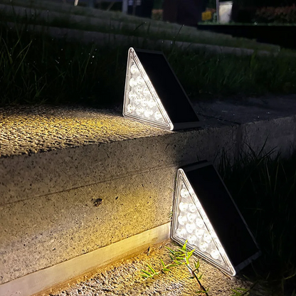 Solar Treppenlicht Außen LED – Wasserdichte Solar Stufenleuchte für Garten, Terrasse & Wege – Automatische Außenbeleuchtung mit Sensor