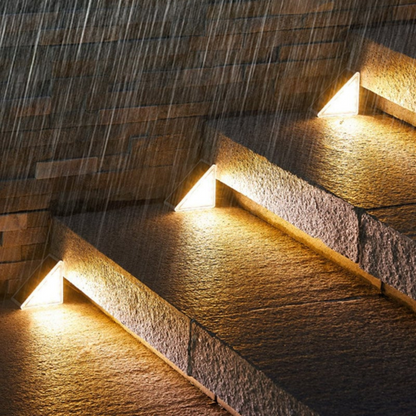 Solar Treppenlicht Außen LED – Wasserdichte Solar Stufenleuchte für Garten, Terrasse & Wege – Automatische Außenbeleuchtung mit Sensor