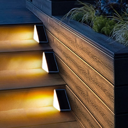 Solar Treppenlicht Außen LED – Wasserdichte Solar Stufenleuchte für Garten, Terrasse & Wege – Automatische Außenbeleuchtung mit Sensor