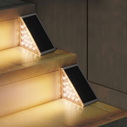 Solar Treppenlicht Außen LED – Wasserdichte Solar Stufenleuchte für Garten, Terrasse & Wege – Automatische Außenbeleuchtung mit Sensor