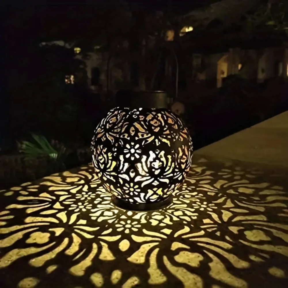 Solar Laterne LED IP44 Wasserdicht – Garten Solarleuchte Außen Dekolampe für Terrasse & Balkon