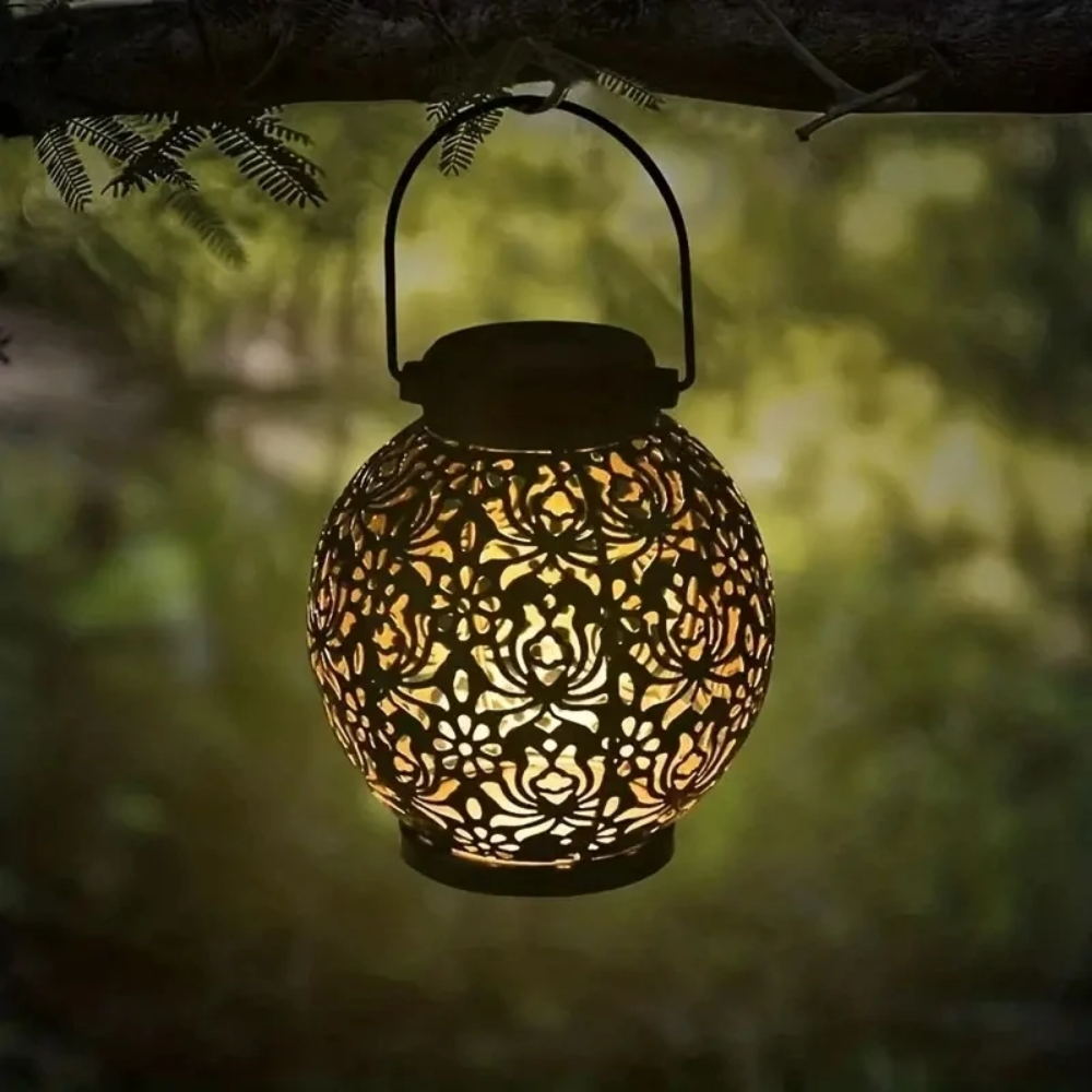 Solar Laterne LED IP44 Wasserdicht – Garten Solarleuchte Außen Dekolampe für Terrasse & Balkon