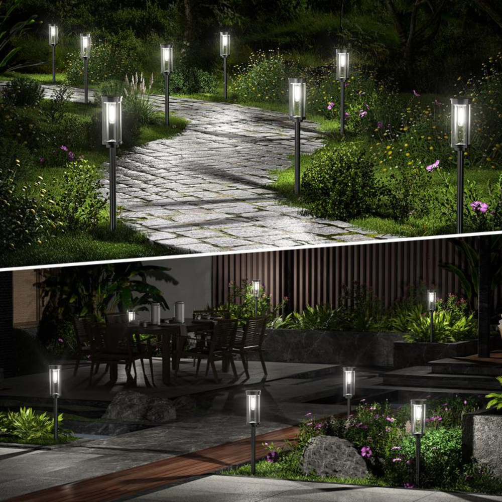 Solar LED Gartenleuchte Außen IP65 – Wetterfeste Solarleuchte für Garten, Terrasse & Wegbeleuchtung