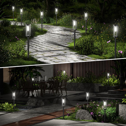 Solar LED Gartenleuchte Außen IP65 – Wetterfeste Solarleuchte für Garten, Terrasse & Wegbeleuchtung