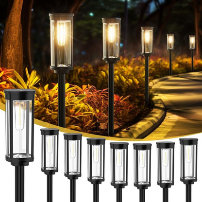 Solar LED Gartenleuchte Außen IP65 – Wetterfeste Solarleuchte für Garten, Terrasse & Wegbeleuchtung