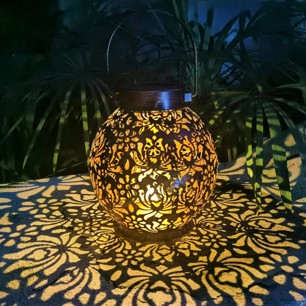 Solar Laterne LED IP44 Wasserdicht – Garten Solarleuchte Außen Dekolampe für Terrasse & Balkon