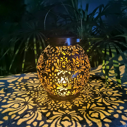 Solar Laterne LED IP44 Wasserdicht – Garten Solarleuchte Außen Dekolampe für Terrasse & Balkon