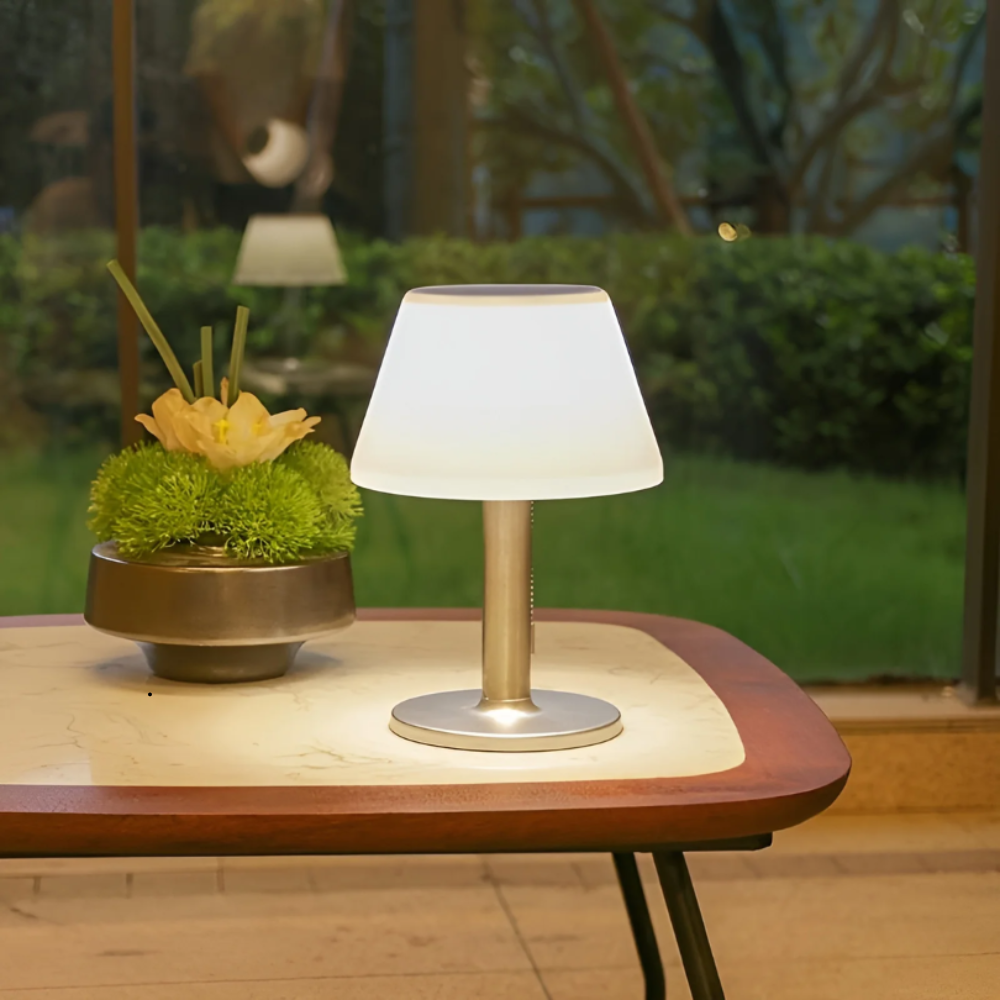 Moderne LED Tischlampe – Dimmbar & Energiesparend – Elegante Nachttischlampe für Wohnzimmer, Schlafzimmer & Büro