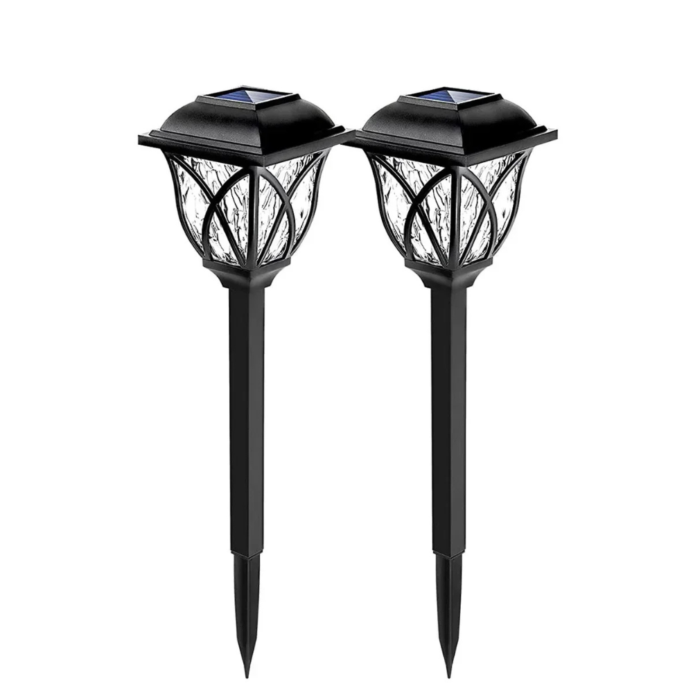 Solar Gartenleuchte LED Warmweiß – Wasserdichte Solar Wegeleuchte mit Erdspieß für Außen | Garten, Terrasse & Wegebeleuchtung