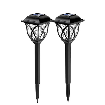 Solar Gartenleuchte LED Warmweiß – Wasserdichte Solar Wegeleuchte mit Erdspieß für Außen | Garten, Terrasse & Wegebeleuchtung
