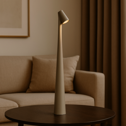 Moderne LED Tischlampe – Minimalistische Design Lampe für Wohnzimmer & Schlafzimmer – Stilvolle Innenbeleuchtung in 4 Farben